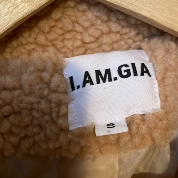 I AM GIA Shearling Pixie Jacket Small - Picture 8 of 9